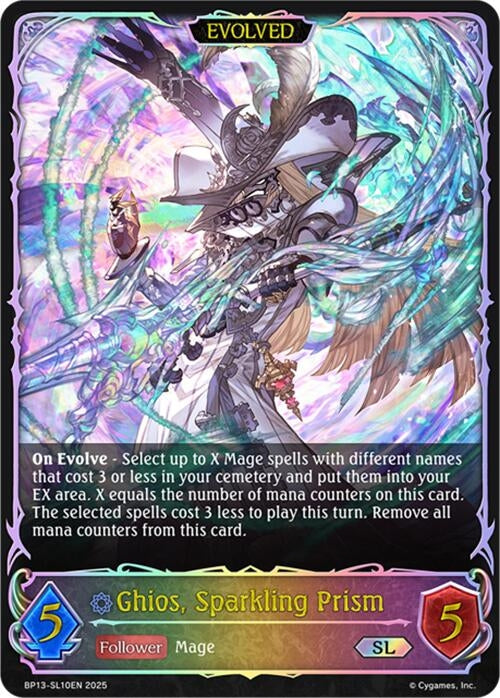 Image for Ghios, Sparkling Prism (Evolved) (SL) (BP13-SL10EN) - Shadowverse: Evolve