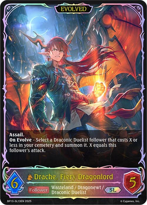 Drache, Fiery Dragonlord (Evolved) (SL) (BP13-SL13EN)