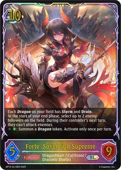 Image for Forte, Sovereign Supreme (SL) (BP13-SL14EN) - Shadowverse: Evolve