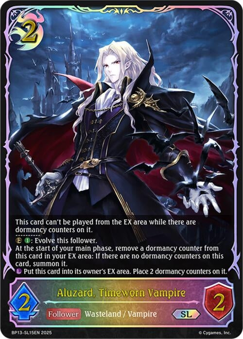 Image for Aluzard, Timeworn Vampire (SL) (BP13-SL15EN) - Shadowverse: Evolve