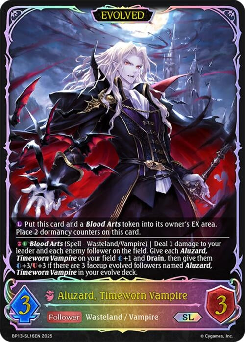 Image for Aluzard, Timeworn Vampire (Evolved) (SL) (BP13-SL16EN) - Shadowverse: Evolve