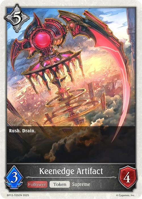 Image for Keenedge Artifact (BP13-T05EN) - Shadowverse: Evolve