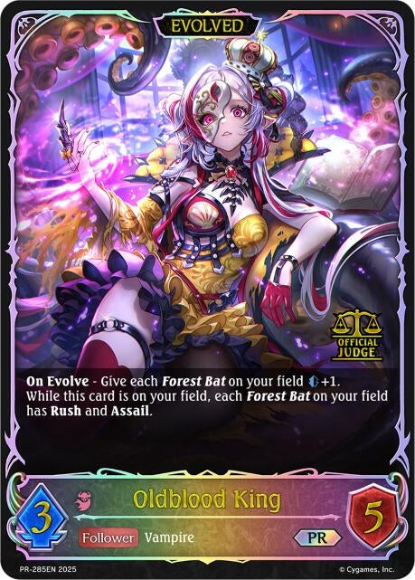 Image for Oldblood King (Evolved) (Official Judge) (PR-285EN) - Shadowverse: Evolve