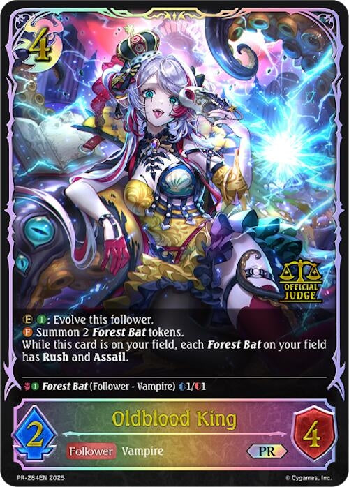 Image for Oldblood King (Official Judge) (PR-284EN) - Shadowverse: Evolve