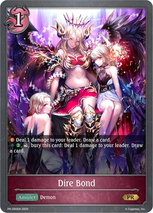 Image for Dire Bond - PR-290 (PR-290EN) - Shadowverse: Evolve