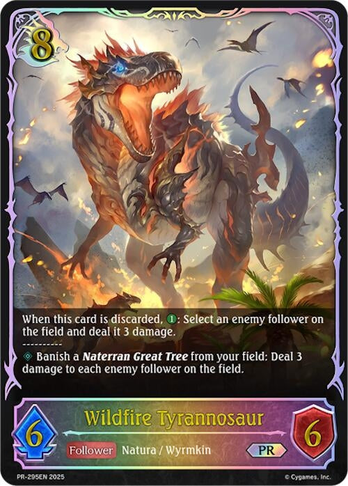 Image for Wildfire Tyrannosaur - PR-295 (PR-295EN) - Shadowverse: Evolve