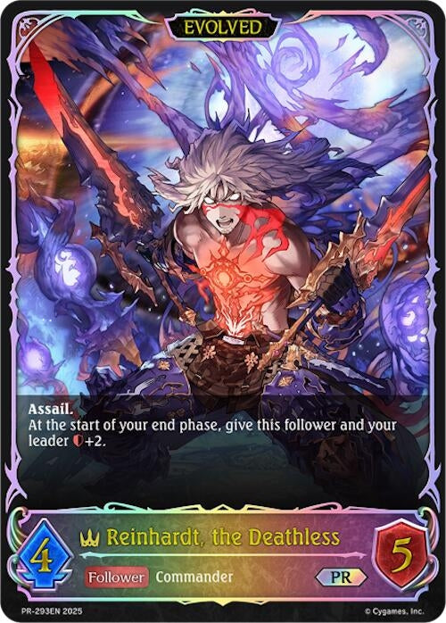 Image for Reinhardt, the Deathless (Evolved) - PR-293EN (PR-293EN) - Shadowverse: Evolve