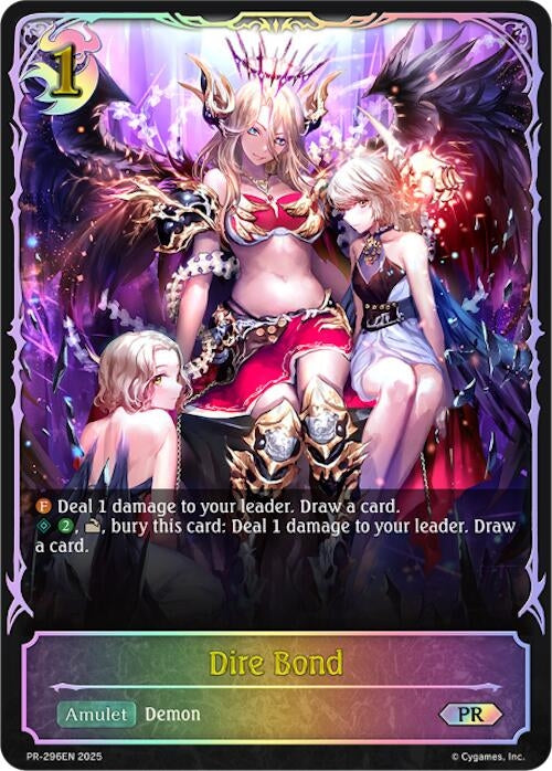 Image for Dire Bond - PR-296 (PR-296EN) - Shadowverse: Evolve