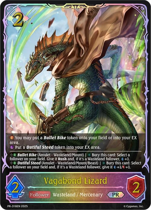 Image for Vagabond Lizard - PR-316 (PR-316EN) - Shadowverse: Evolve