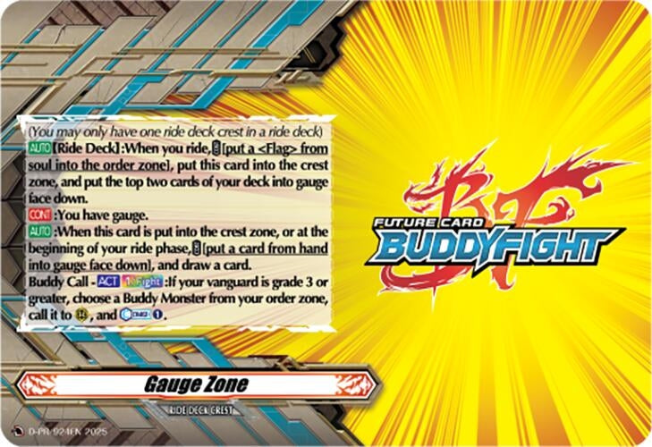 Image for Gauge Zone (D-PR/924EN) - Cardfight Vanguard