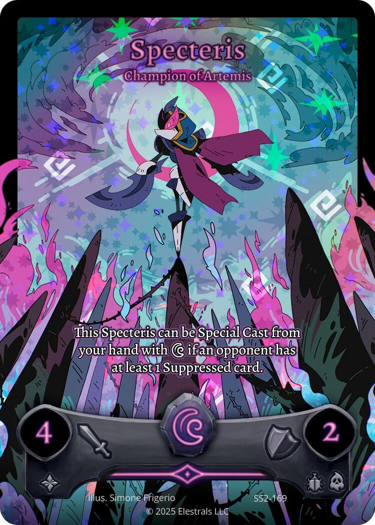 Image for Specteris - Champion of Artemis (Full Art) (SS2-169) - Elestrals