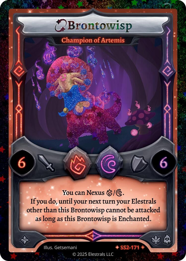 Image for Brontowisp - Champion of Artemis (Stellar) (SS2-171) - Elestrals