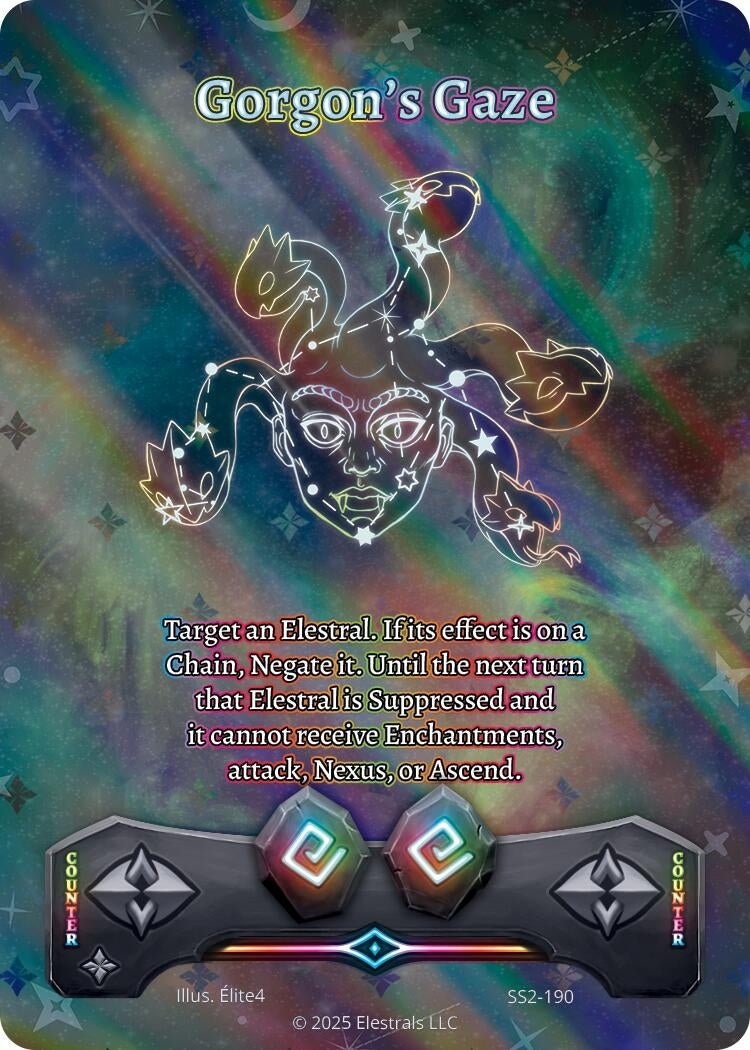 Image for Gorgon's Gaze (Full Art) (SS2-190) - Elestrals