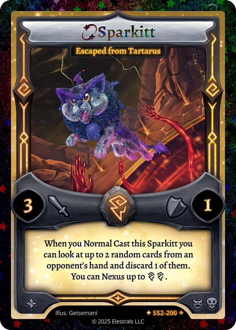 Image for Sparkitt - Escaped from Tartarus (Stellar) (SS2-200) - Elestrals