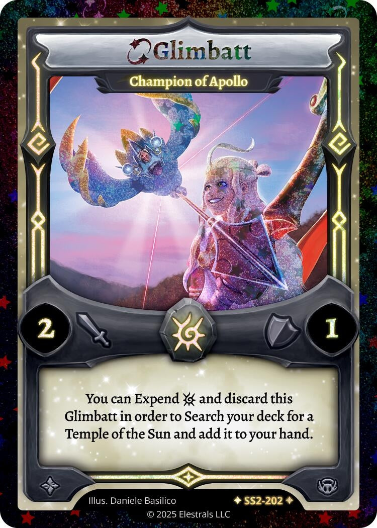 Image for Glimbatt - Champion of Apollo (Stellar) (SS2-202) - Elestrals