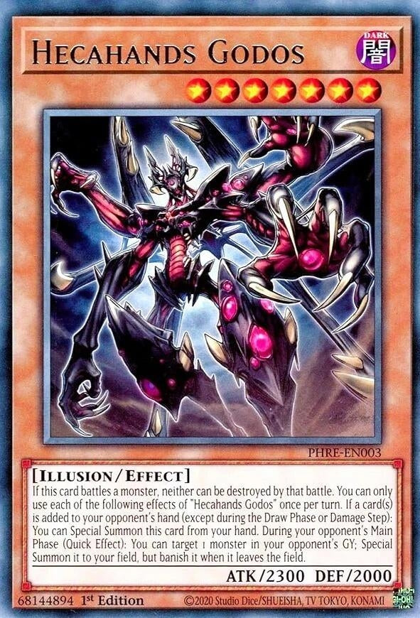 Image for Hecahands Godos (PHRE-EN003) - YuGiOh
