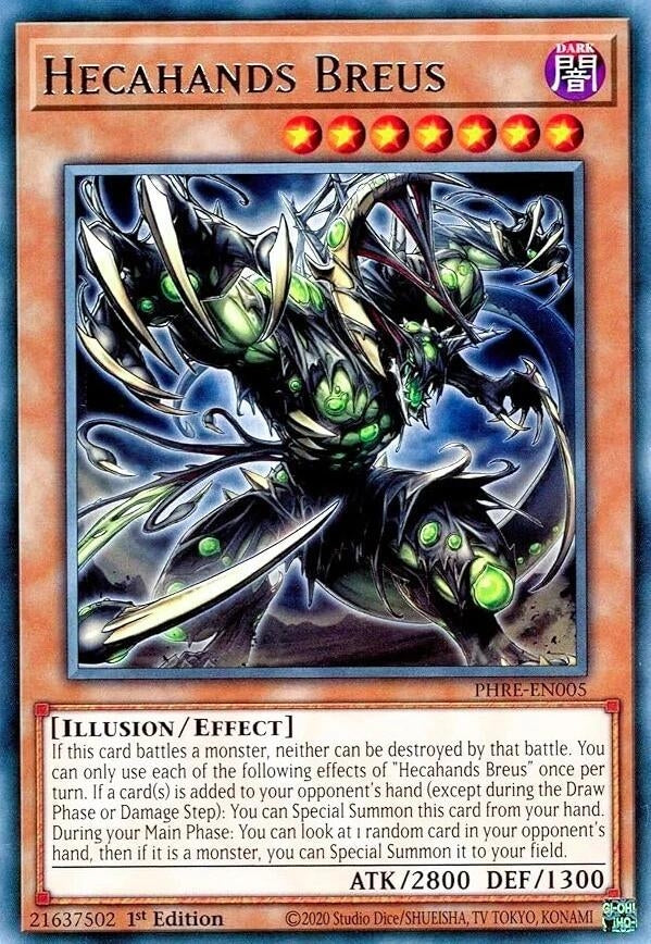 Image for Hecahands Breus (PHRE-EN005) - YuGiOh