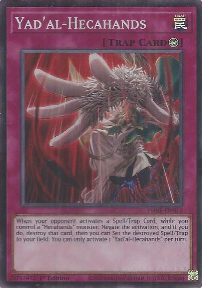 Image for Yad'al-Hecahands (Super Rare) (PHRE-EN011) - YuGiOh