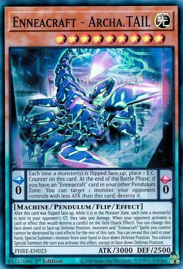 Image for Enneacraft - Archa.TAIL (PHRE-EN023) - YuGiOh