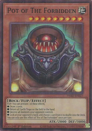 Pot of The Forbidden (Super Rare) (PHRE-EN027)