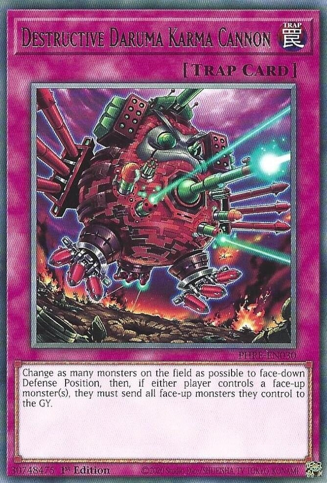 Image for Destructive Daruma Karma Cannon (PHRE-EN030) - YuGiOh