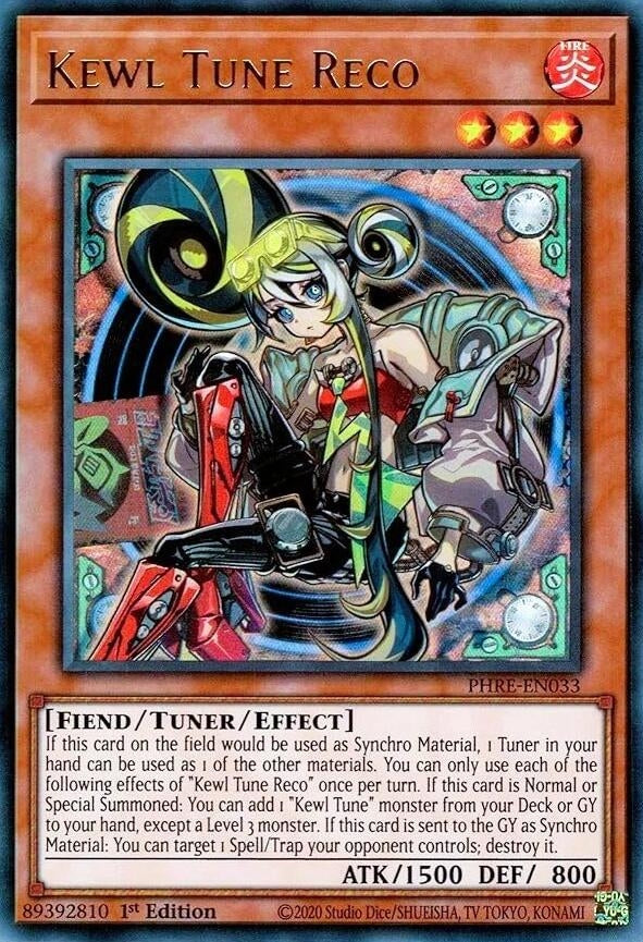 Image for Kewl Tune Reco (PHRE-EN033) - YuGiOh