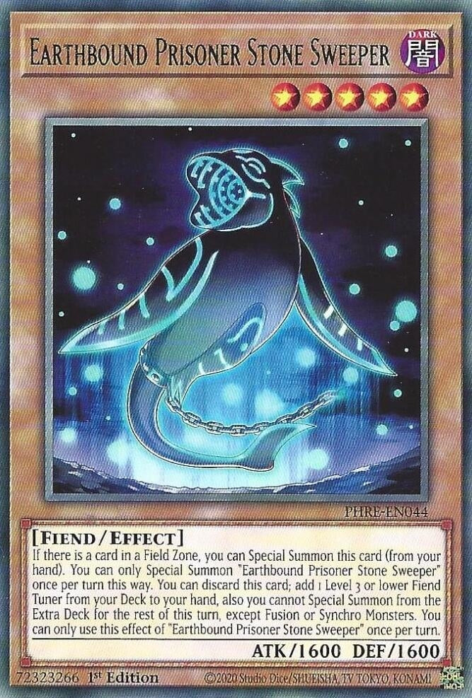 Image for Earthbound Prisoner Stone Sweeper (PHRE-EN044) - YuGiOh