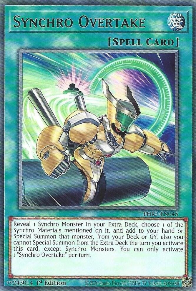 Image for Synchro Overtake (PHRE-EN045) - YuGiOh