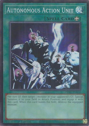 Autonomous Action Unit (Super Rare) (PHRE-EN050)