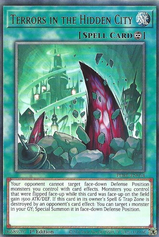 Image for Terrors in the Hidden City (PHRE-EN054) - YuGiOh