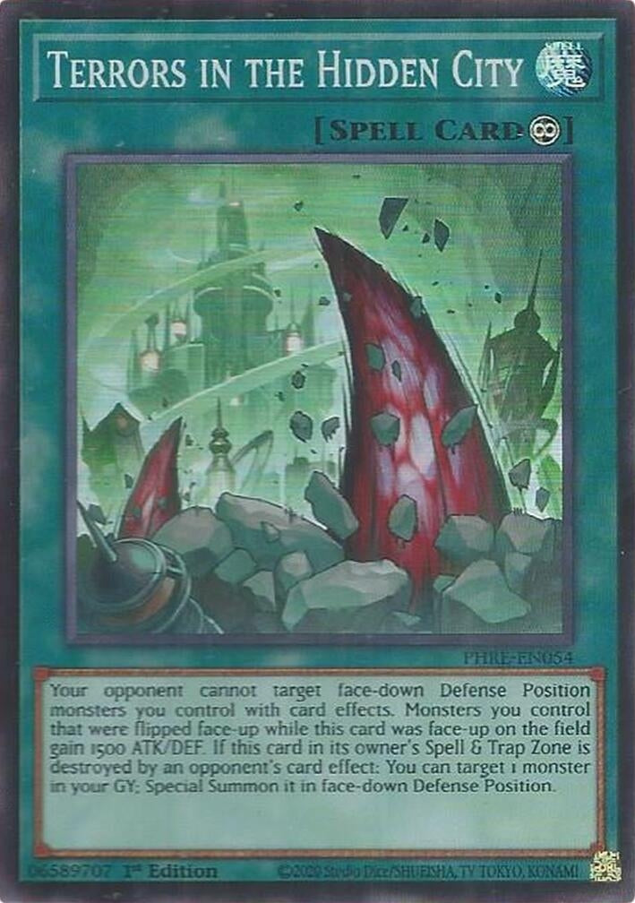 Image for Terrors in the Hidden City (Super Rare) (PHRE-EN054) - YuGiOh