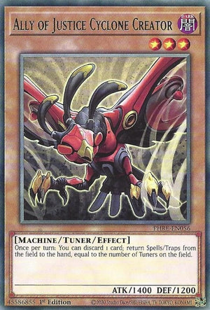 Ally of Justice Cyclone Creator (PHRE-EN056)