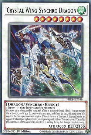 Crystal Wing Synchro Dragon (PHRE-EN059)