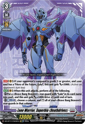 Lone Warrior, Superbia (Deathdrives) (DZ-BT11/EX03EN)