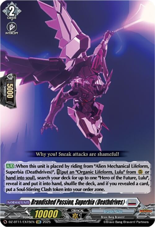 Image for Brandished Passion, Superbia (Deathdrives) (DZ-BT11/EX15EN) - Cardfight Vanguard
