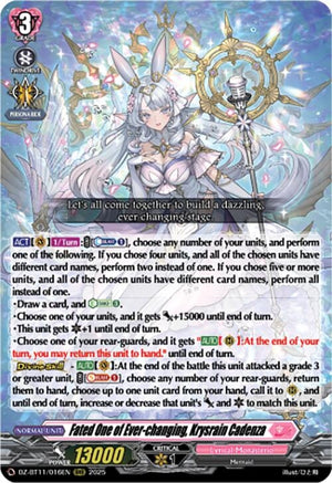 Fated One of Ever-changing, Krysrain Cadenza (DZ-BT11/016EN)
