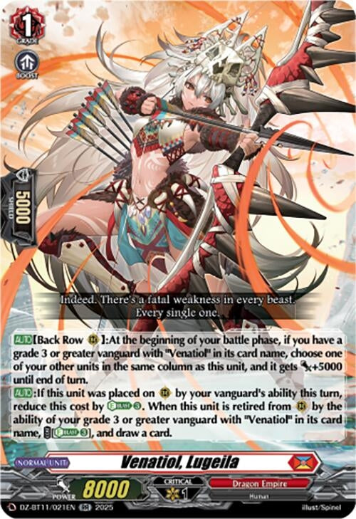 Image for Venatiol, Lugeila (DZ-BT11/021EN) - Cardfight Vanguard