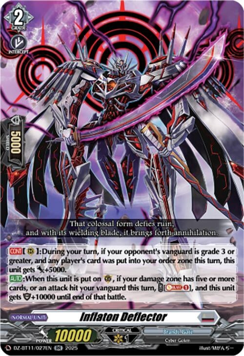 Image for Inflaton Deflector (DZ-BT11/027EN) - Cardfight Vanguard