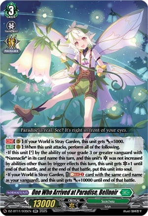 One Who Arrived at Paradise, Bellnoir (DZ-BT11/035EN)
