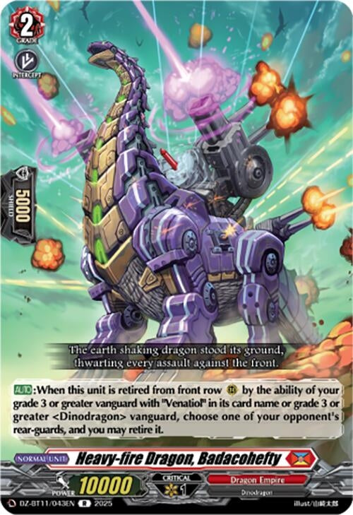 Image for Heavy-fire Dragon, Badacohefty (DZ-BT11/043EN) - Cardfight Vanguard