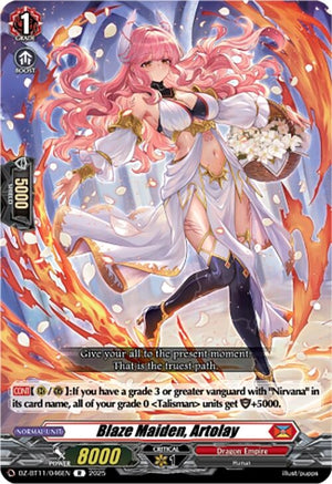 Blaze Maiden, Artolay (DZ-BT11/046EN)