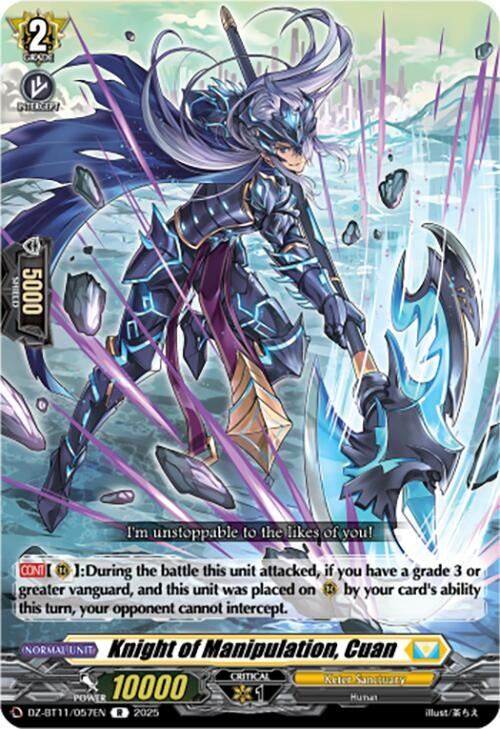Image for Knight of Manipulation, Cuan (DZ-BT11/057EN) - Cardfight Vanguard
