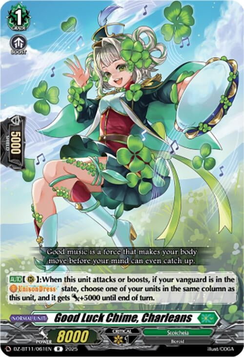 Image for Good Luck Chime, Charleans (DZ-BT11/061EN) - Cardfight Vanguard
