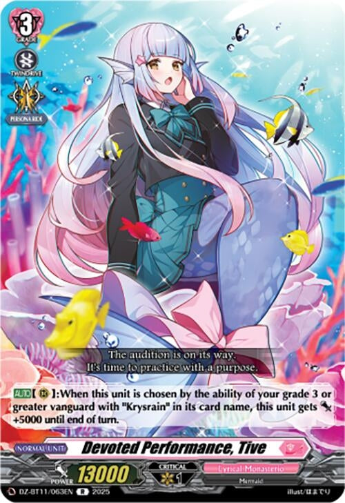 Image for Devoted Performance, Tive (DZ-BT11/063EN) - Cardfight Vanguard