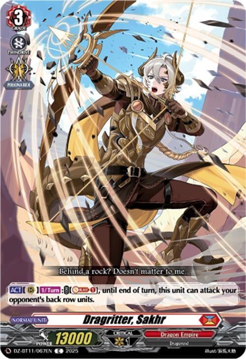Image for Dragritter, Sakhr (DZ-BT11/067EN) - Cardfight Vanguard