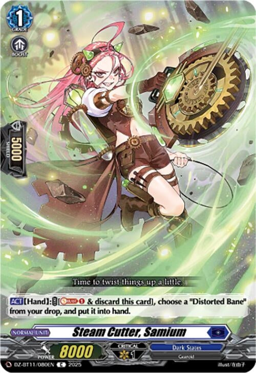 Image for Steam Cutter, Samium (DZ-BT11/080EN) - Cardfight Vanguard