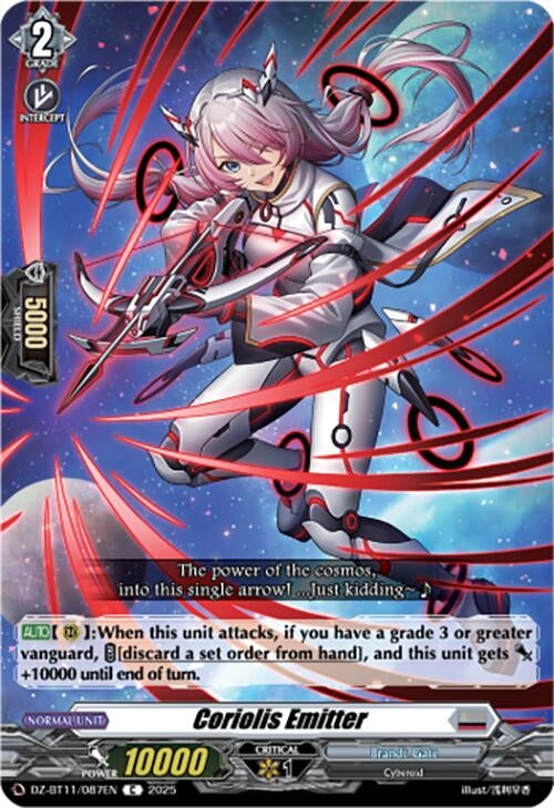 Image for Coriolis Emitter (DZ-BT11/087EN) - Cardfight Vanguard
