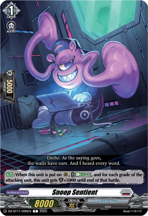 Image for Snoop Sentient (DZ-BT11/090EN) - Cardfight Vanguard