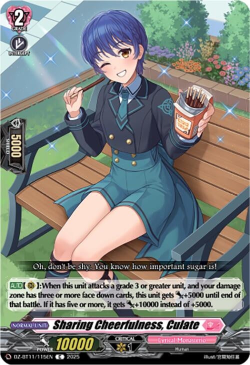 Image for Sharing Cheerfulness, Culate (DZ-BT11/115EN) - Cardfight Vanguard