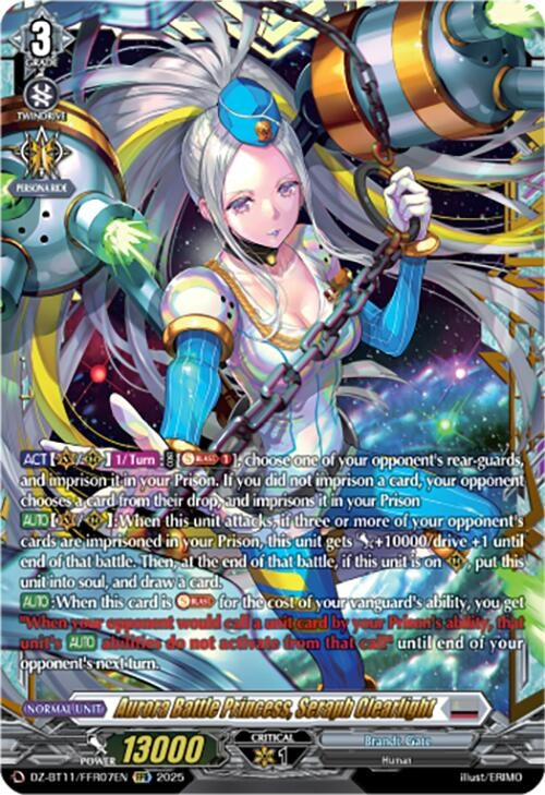 Image for Aurora Battle Princess, Seraph Clearlight (FFR) (DZ-BT11/FFR07EN) - Cardfight Vanguard